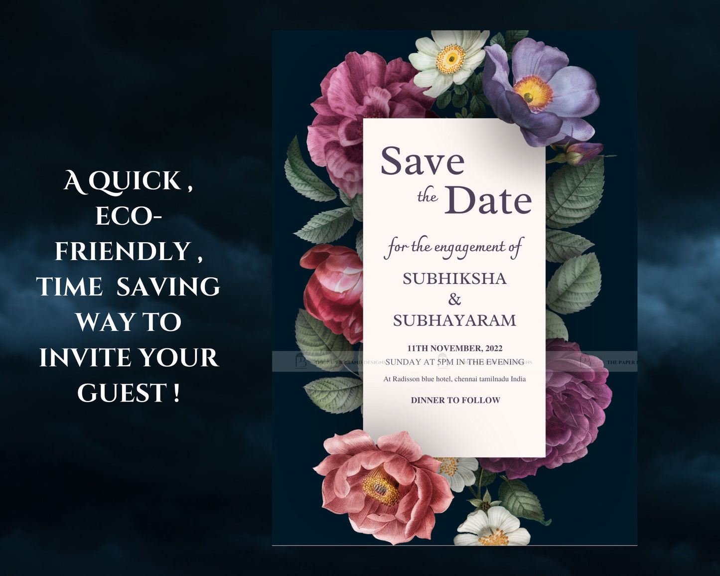 Indian save the date cards &indian wedding invite ,indian invite ,Indian function invite ,mehendi invite , sangeet invitation, indian weddi