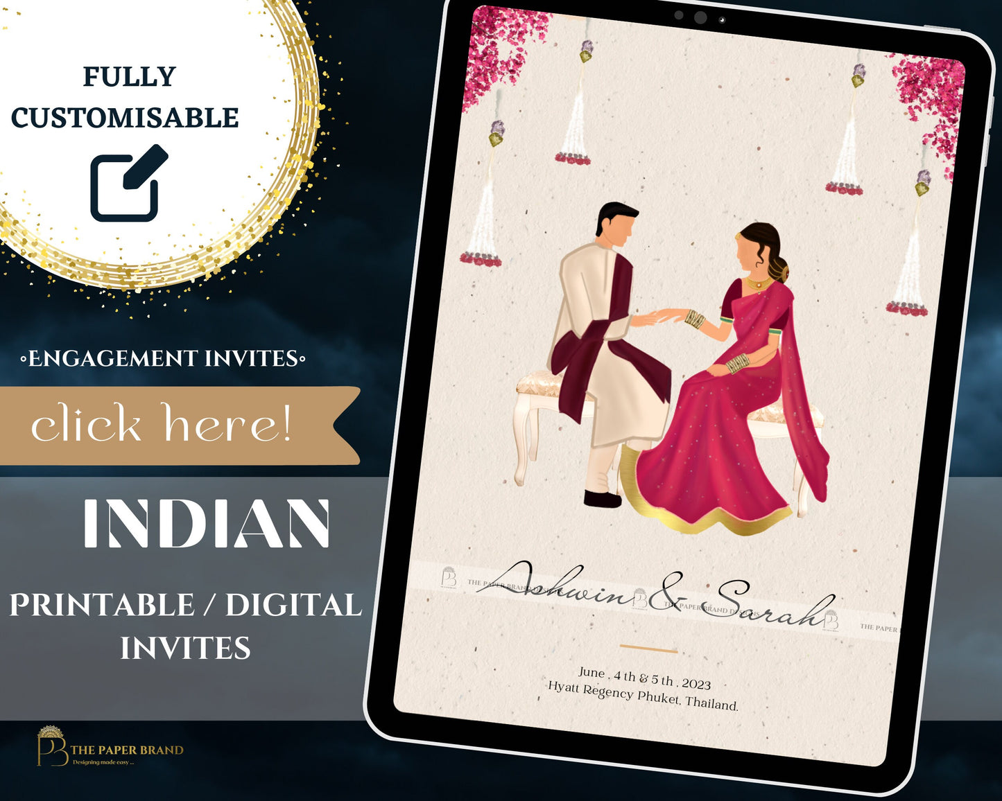 Indian wedding invite & as digital wedding invites , Traditional indian wedding invite , Tamil invite in Hindu wedding cards , indian cards
