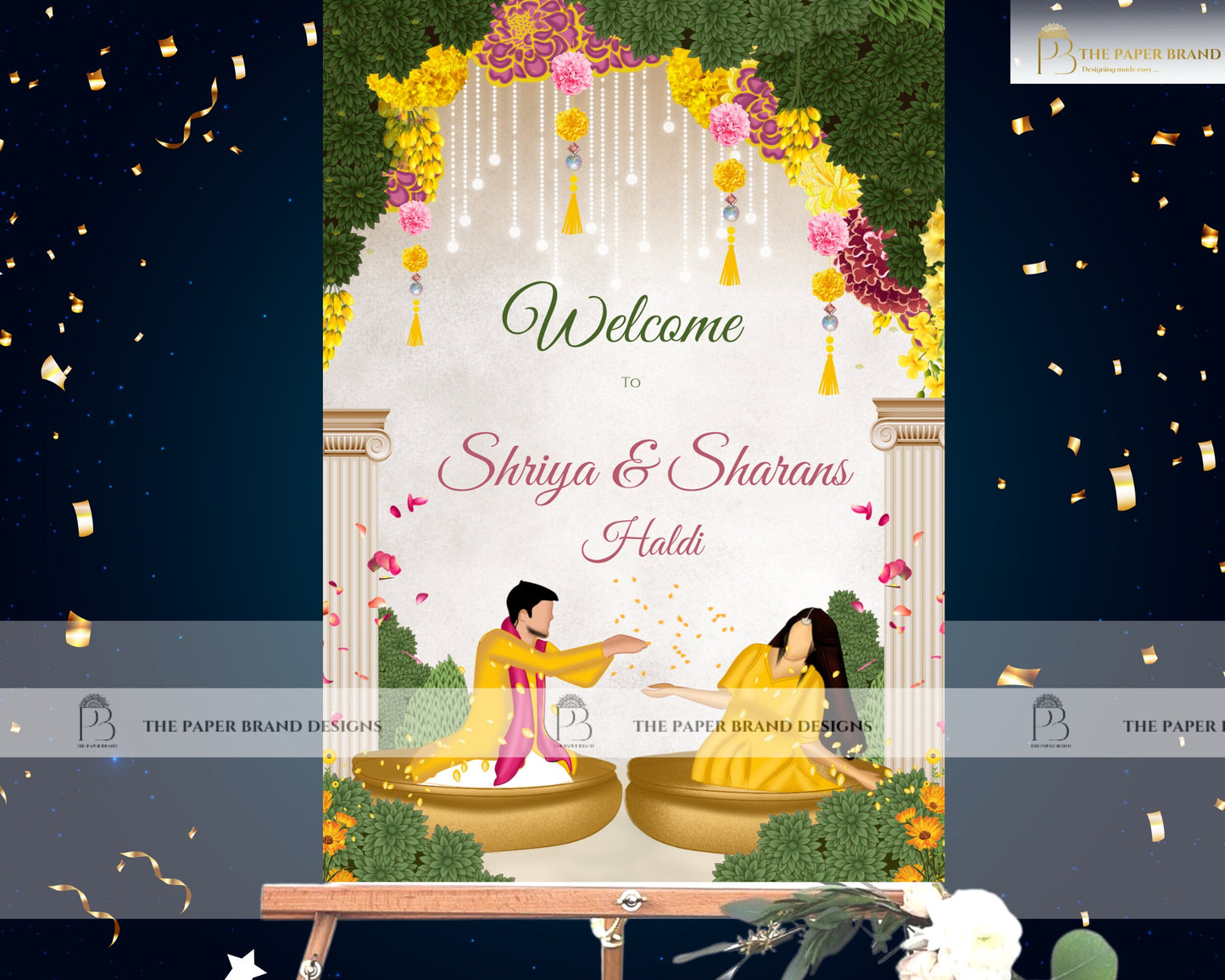 haldi Signs & maiyaan welcome board as pithi as indian welcome boards ,  mehndi signs ,mehndi welcome sign  ,indian wedding boards