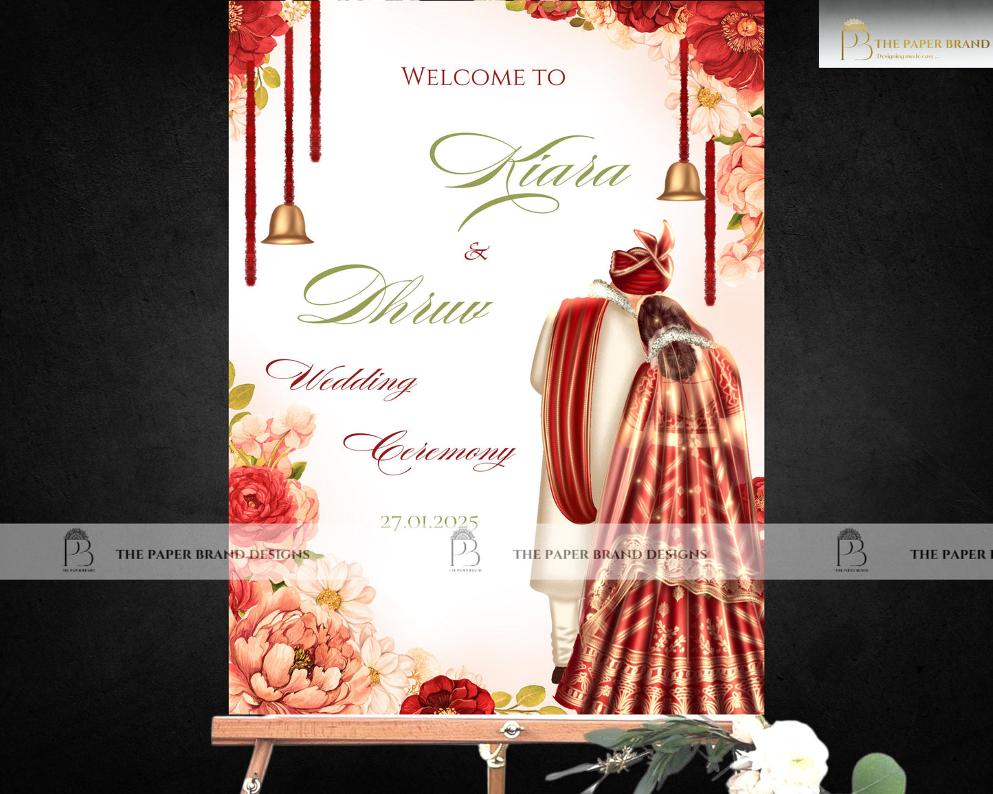 Anand karaj welcome signs in sikh wedding posters in Hindu wedding welcome board in indian wedding welcome boards